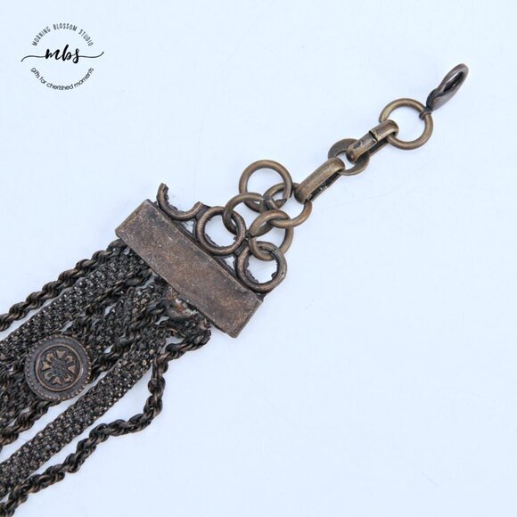 Boho Metal Medallion Multistrands Belt‎ Bronze Women One Size main image 8